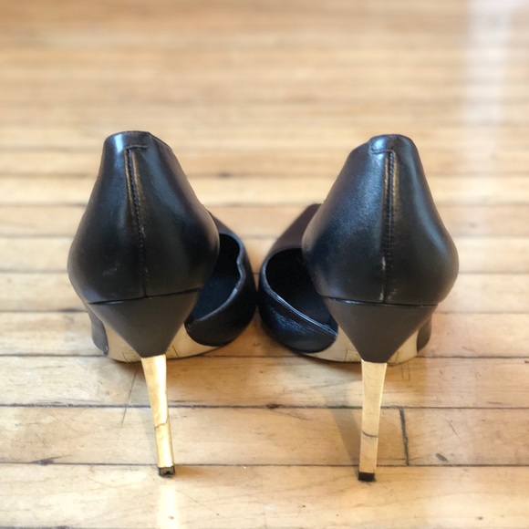 Aldo Black Leather Pumps - Picture 2 of 3